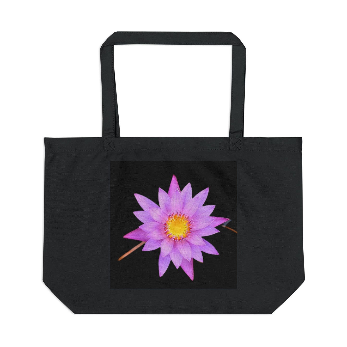 Large Tote Bag Lotus Flower