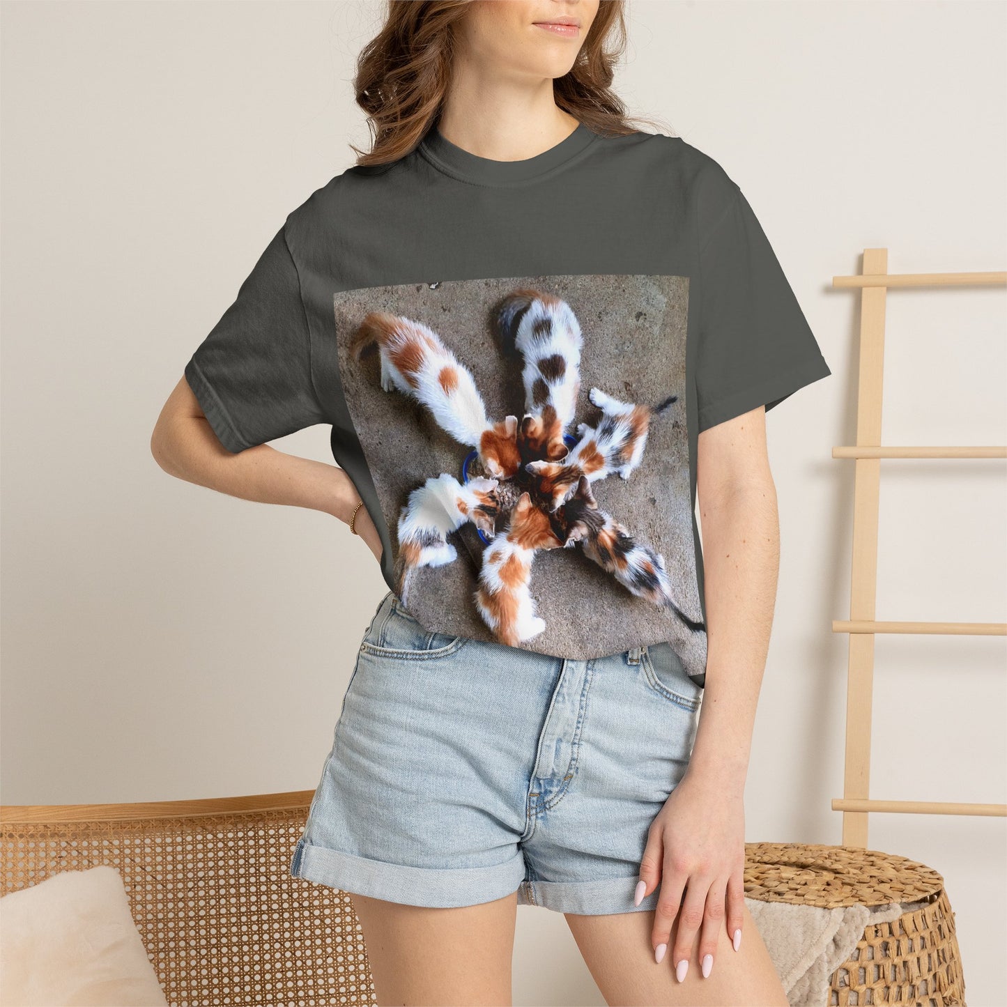 Unisex Garment-Dyed T-shirt Kittens
