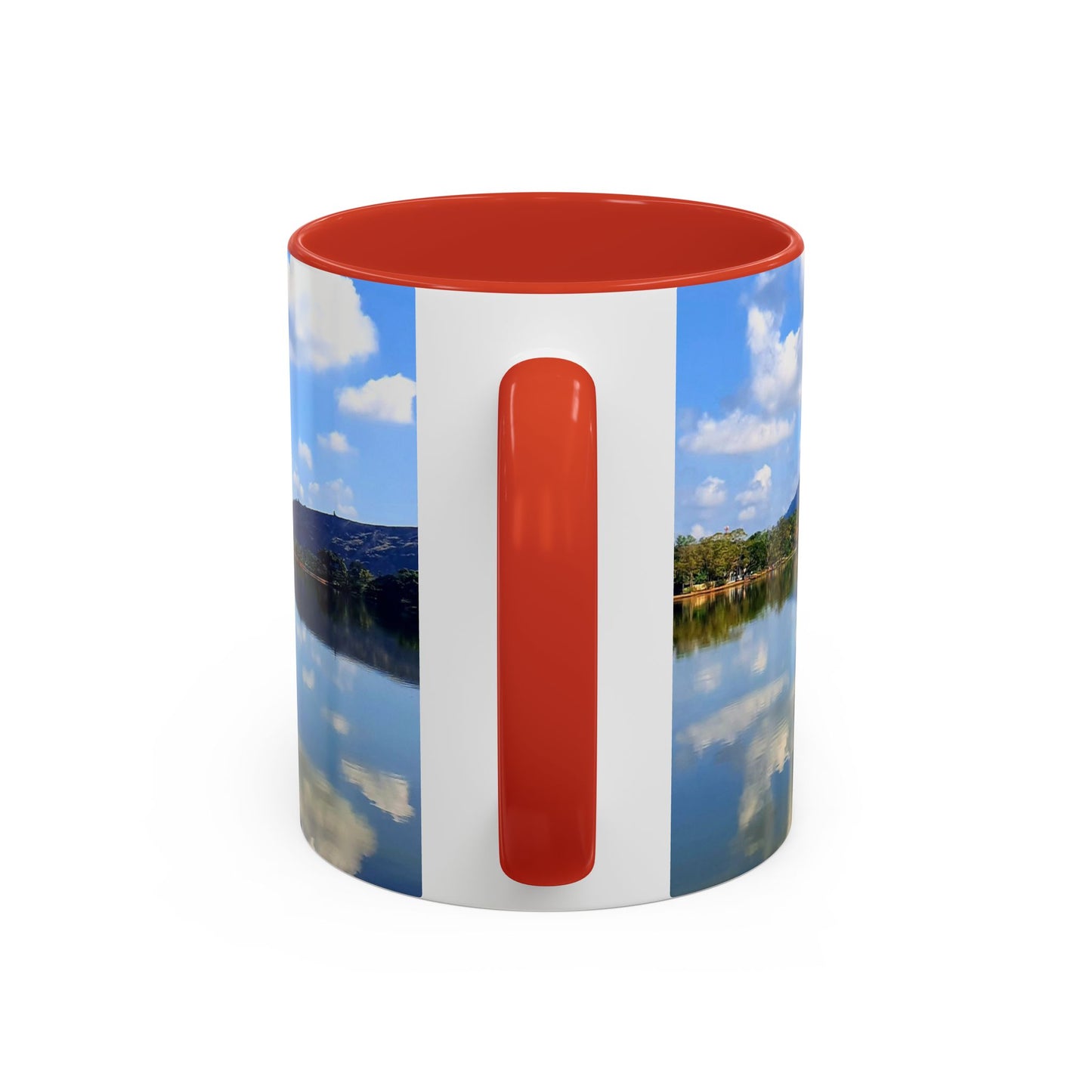Scenic Lake Reflection Accent Coffee Mug – Nature Landscape 11oz