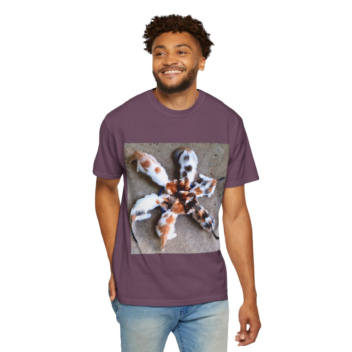 Unisex Garment-Dyed T-shirt Kittens
