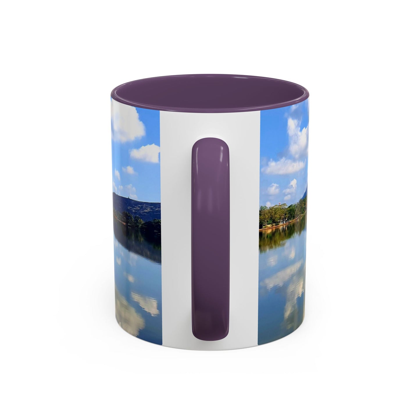 Scenic Lake Reflection Accent Coffee Mug – Nature Landscape 11oz