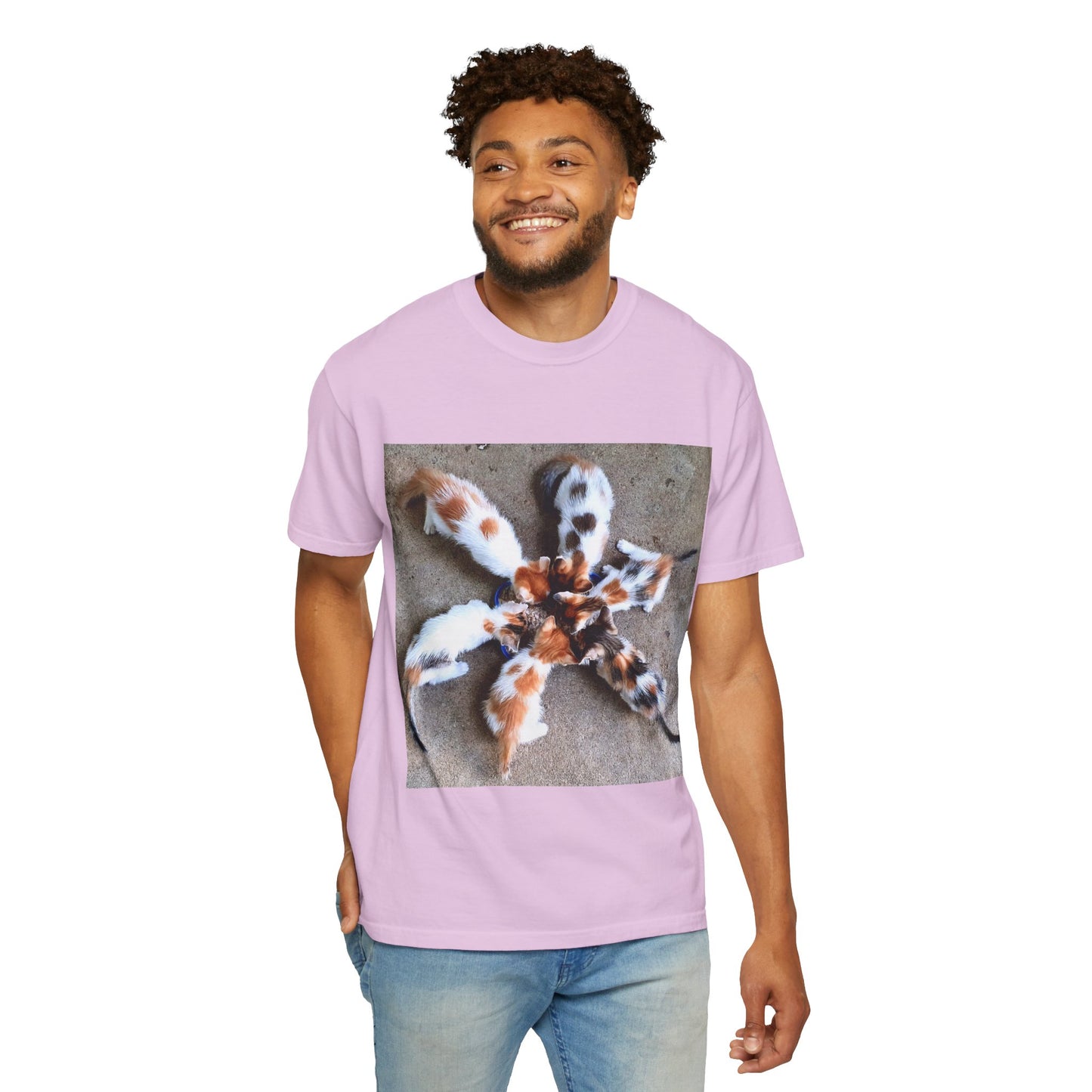 Unisex Garment-Dyed T-shirt Kittens
