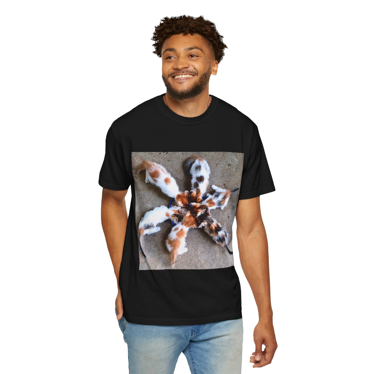 Unisex Garment-Dyed T-shirt Kittens