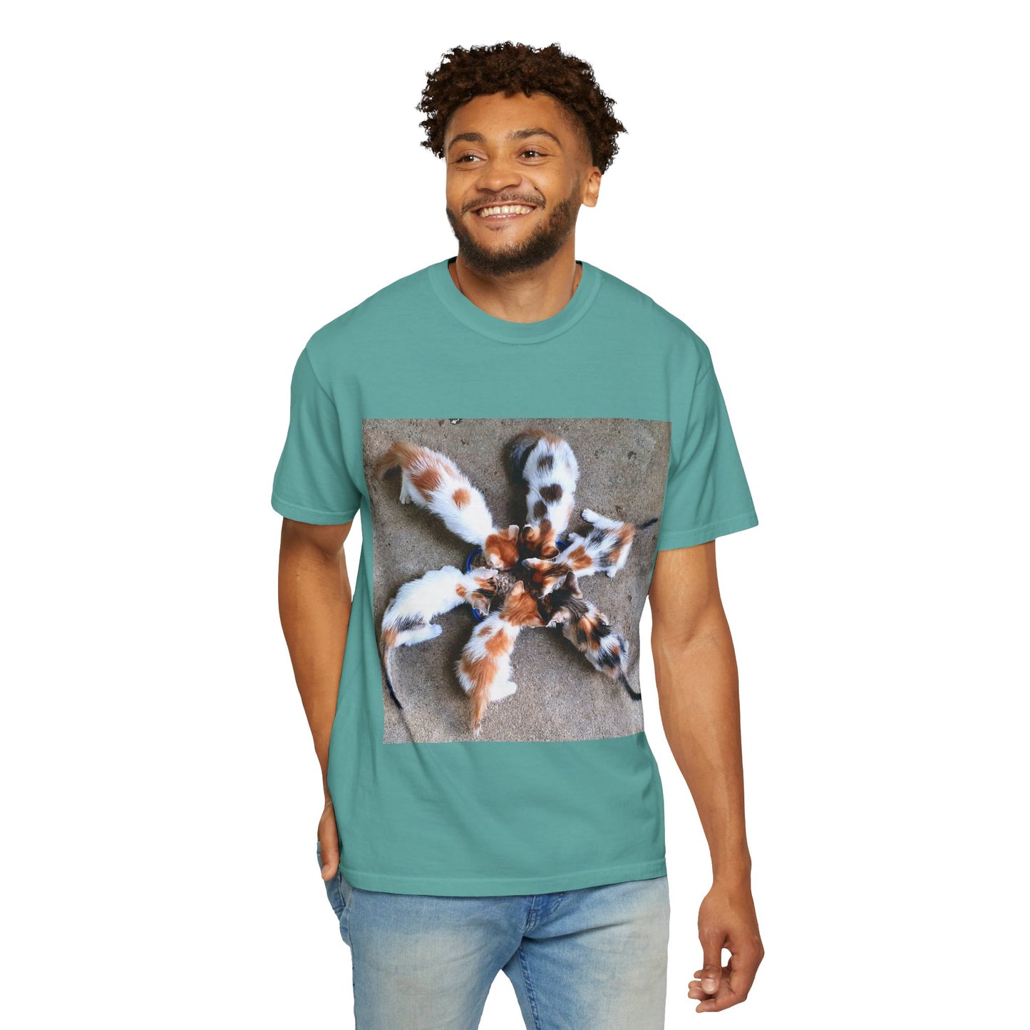 Unisex Garment-Dyed T-shirt Kittens