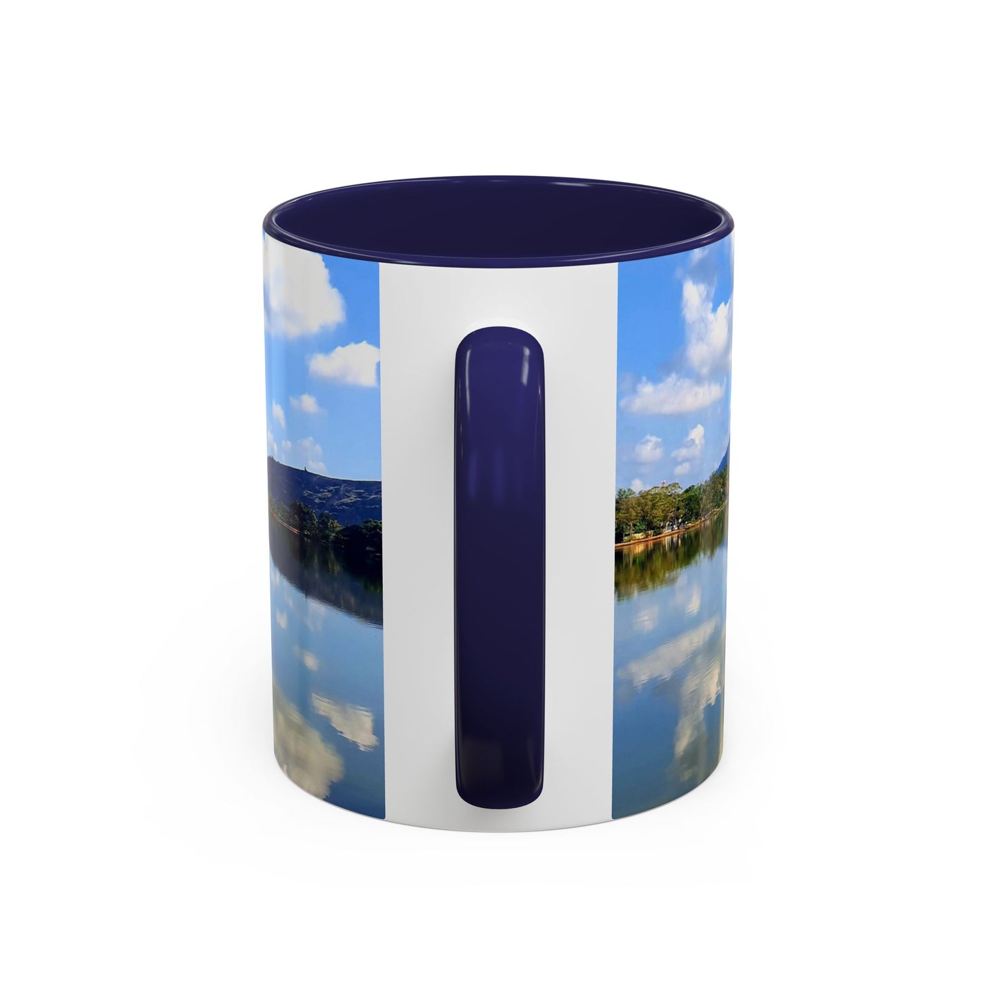 Scenic Lake Reflection Accent Coffee Mug – Nature Landscape 11oz