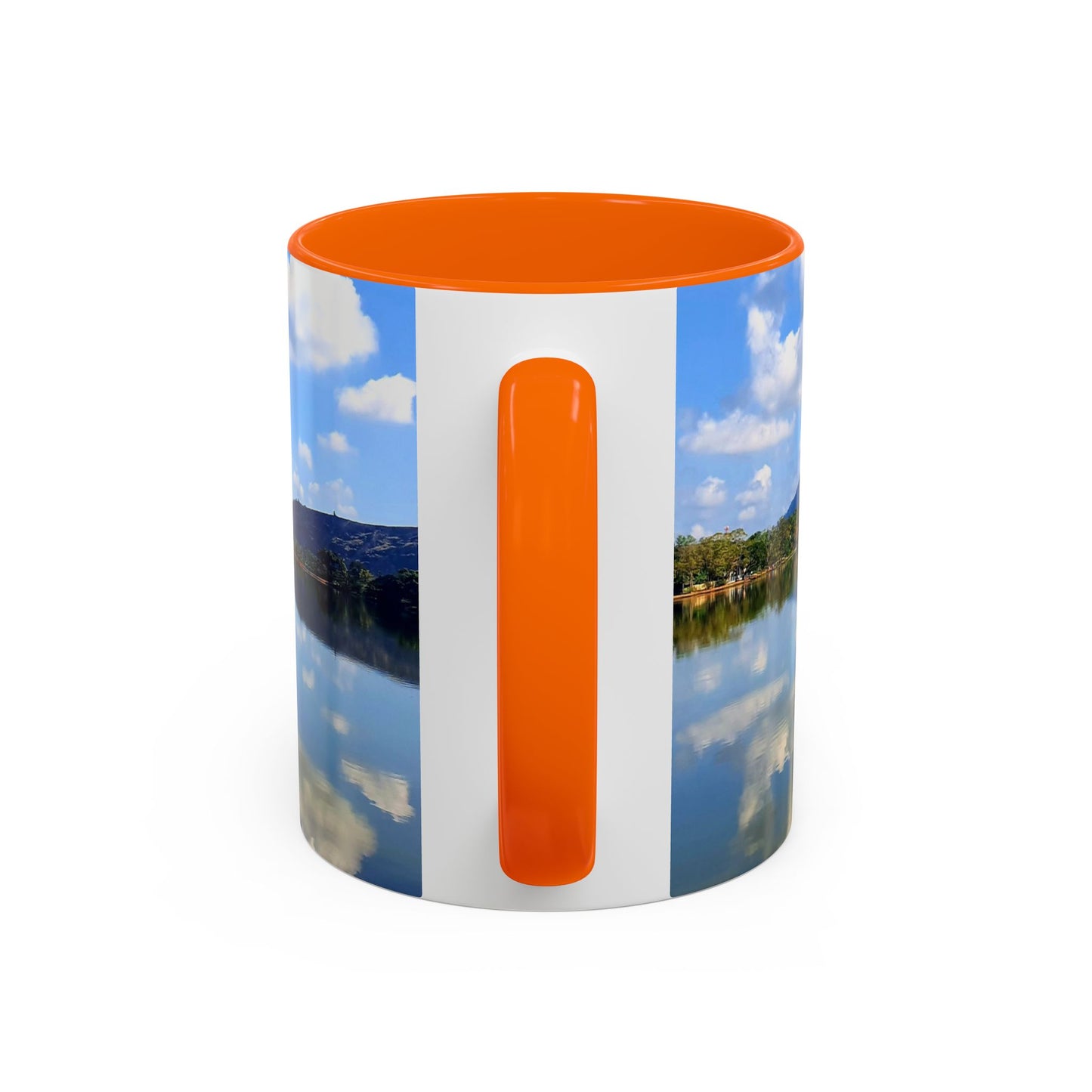 Scenic Lake Reflection Accent Coffee Mug – Nature Landscape 11oz
