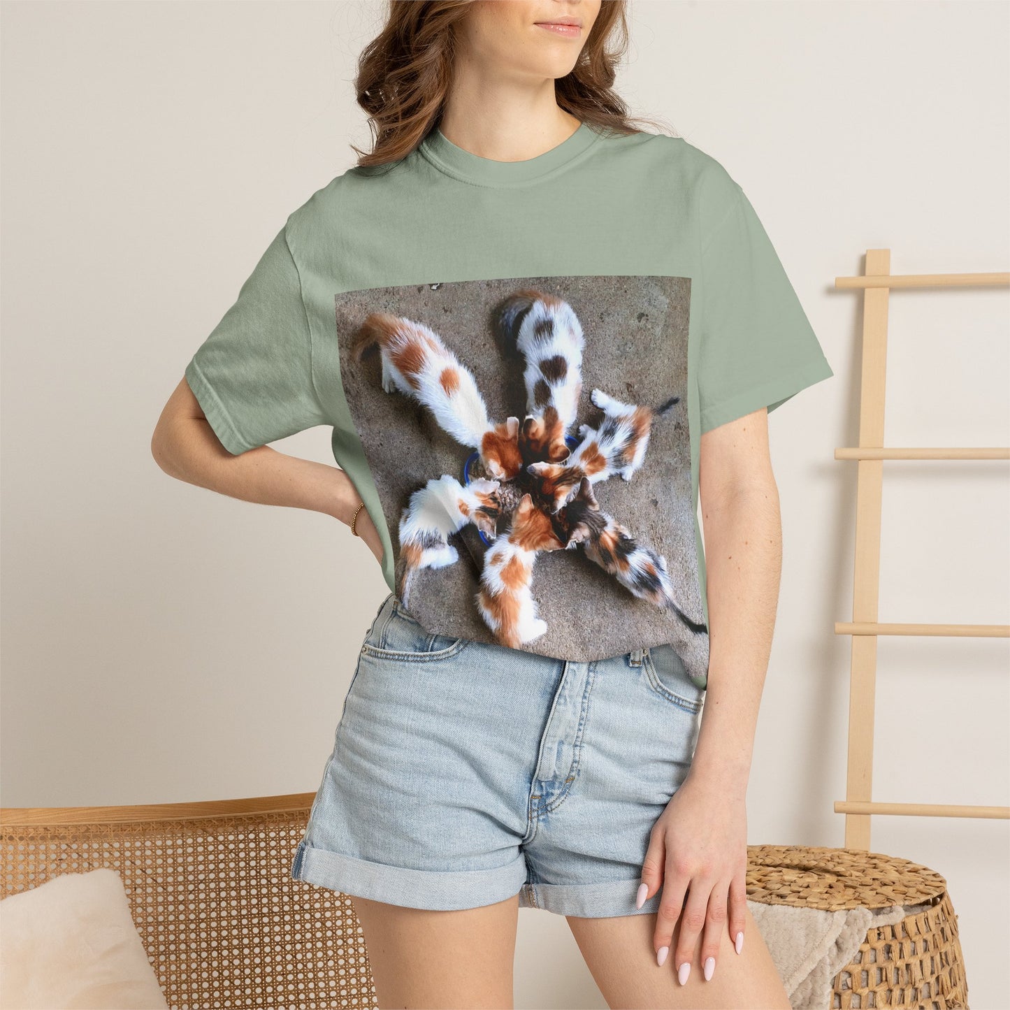 Unisex Garment-Dyed T-shirt Kittens