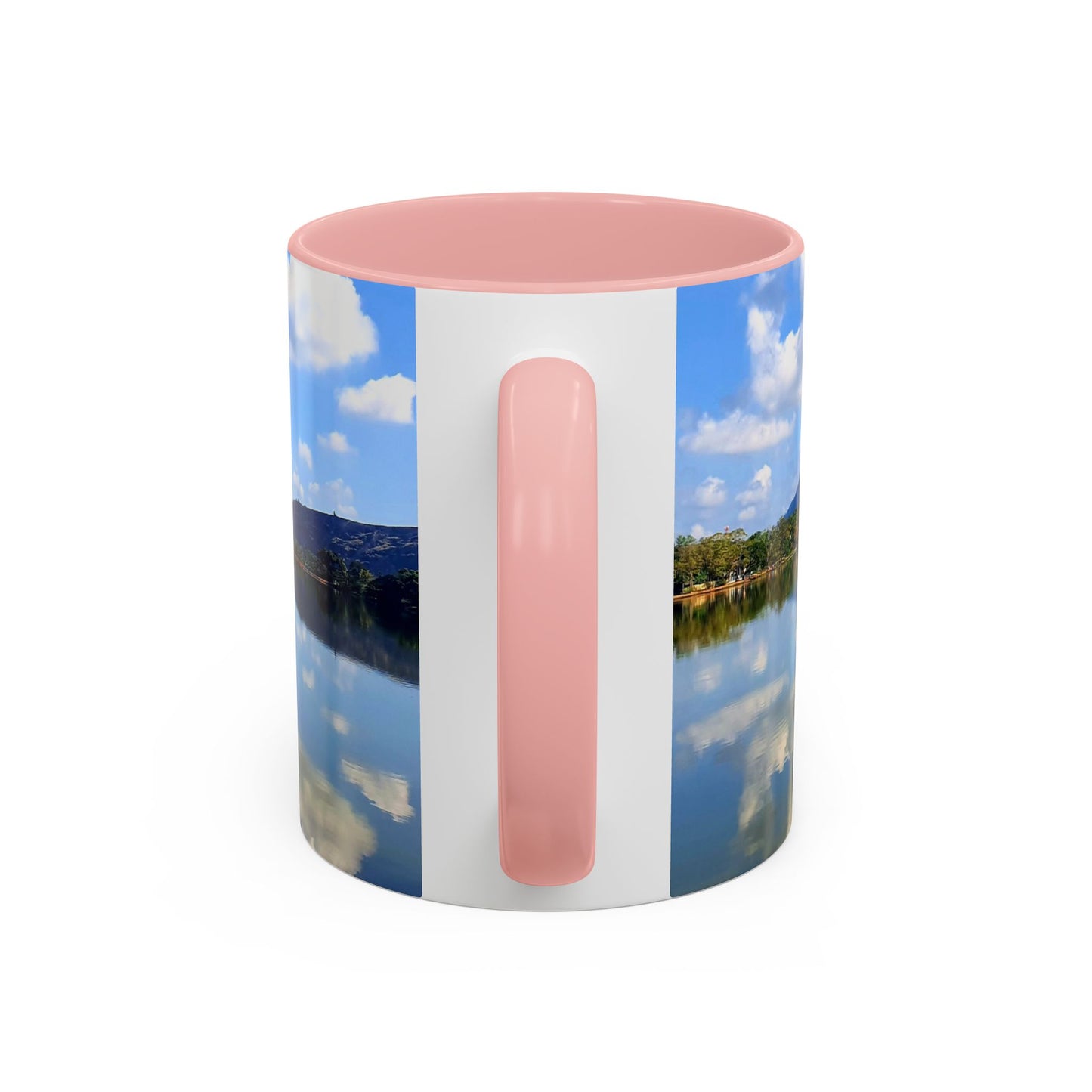 Scenic Lake Reflection Accent Coffee Mug – Nature Landscape 11oz