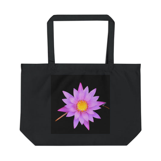 Large Tote Bag Lotus Flower