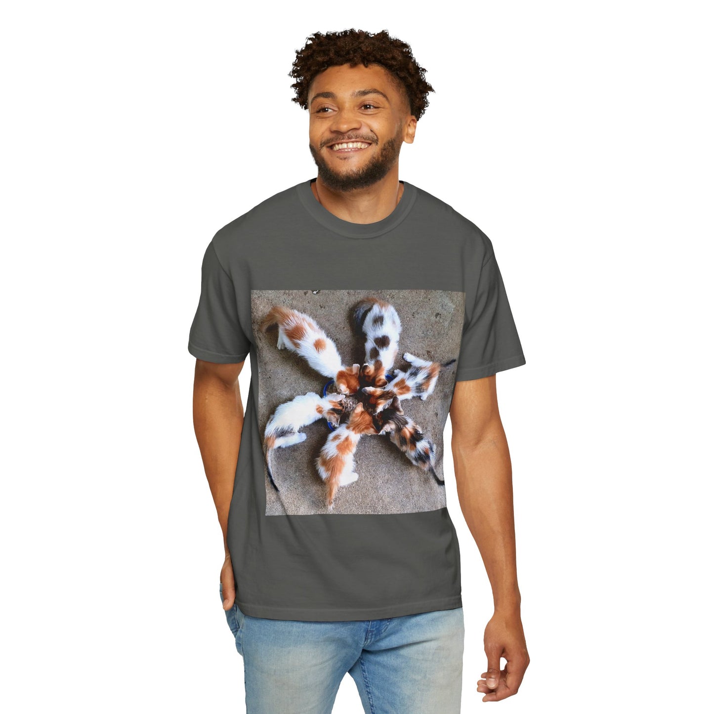 Unisex Garment-Dyed T-shirt Kittens