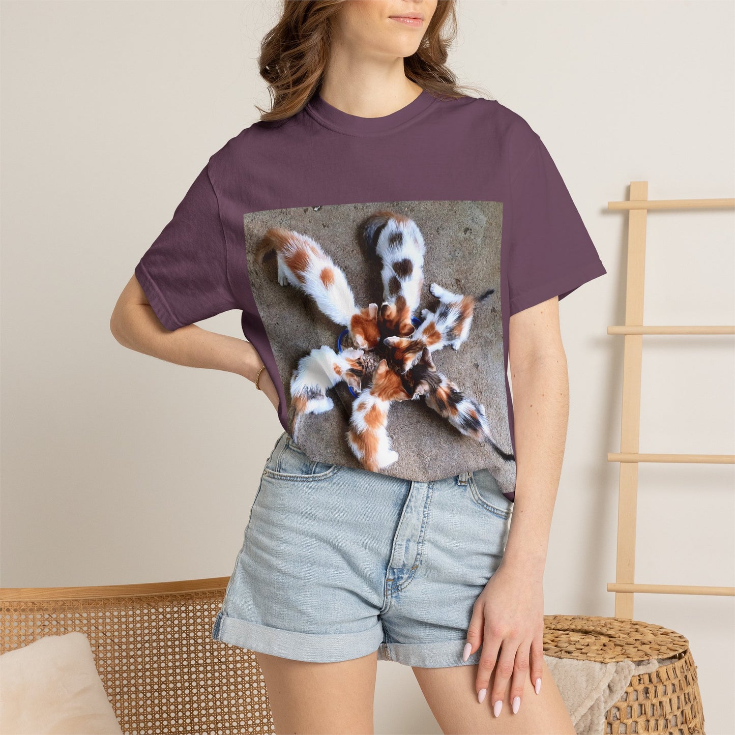Unisex Garment-Dyed T-shirt Kittens