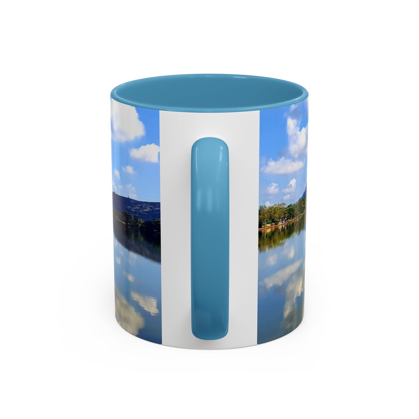 Scenic Lake Reflection Accent Coffee Mug – Nature Landscape 11oz