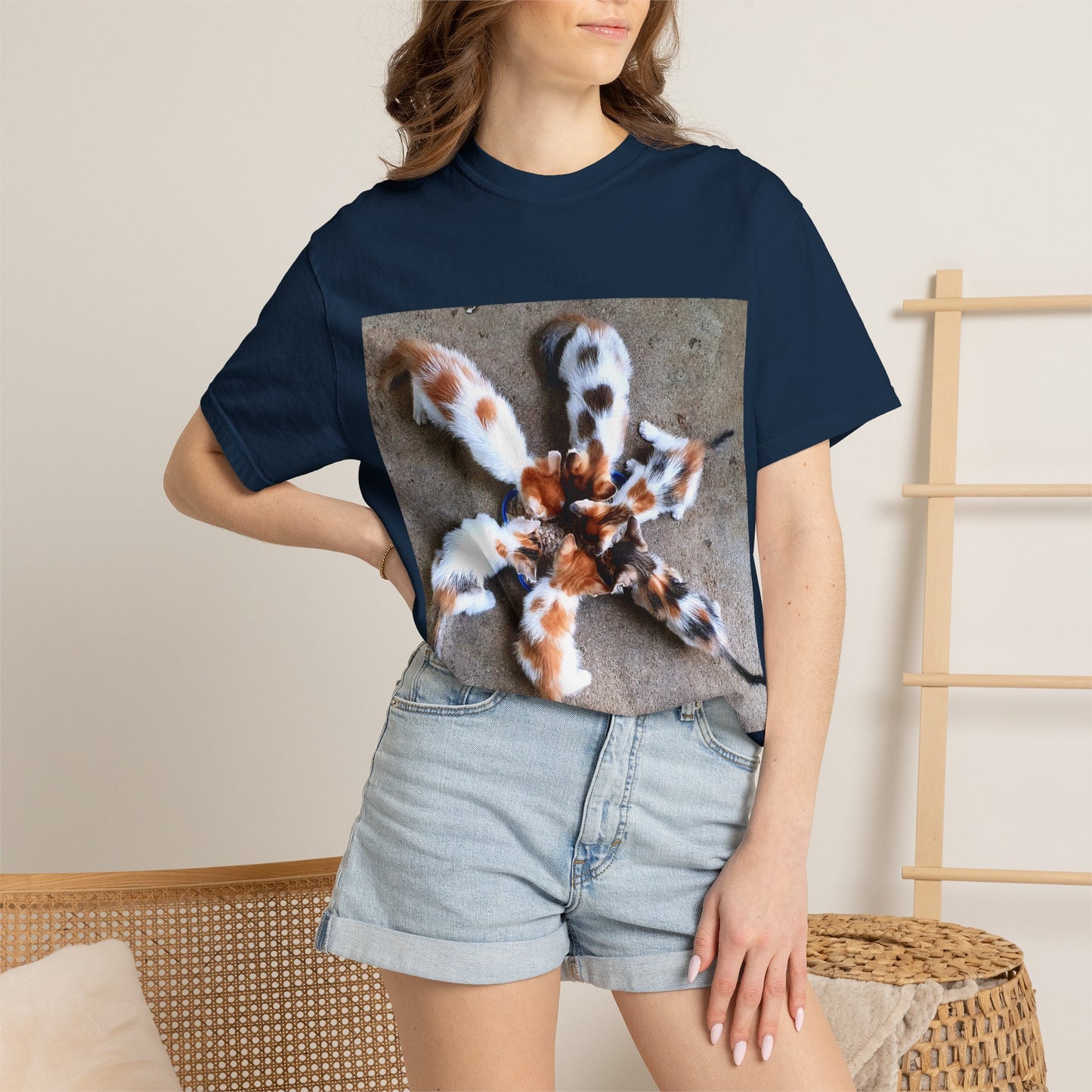 Unisex Garment-Dyed T-shirt Kittens