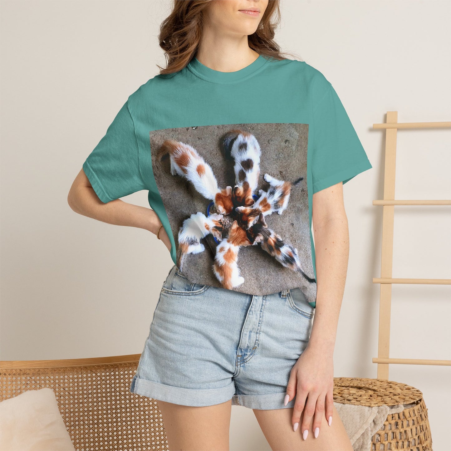 Unisex Garment-Dyed T-shirt Kittens