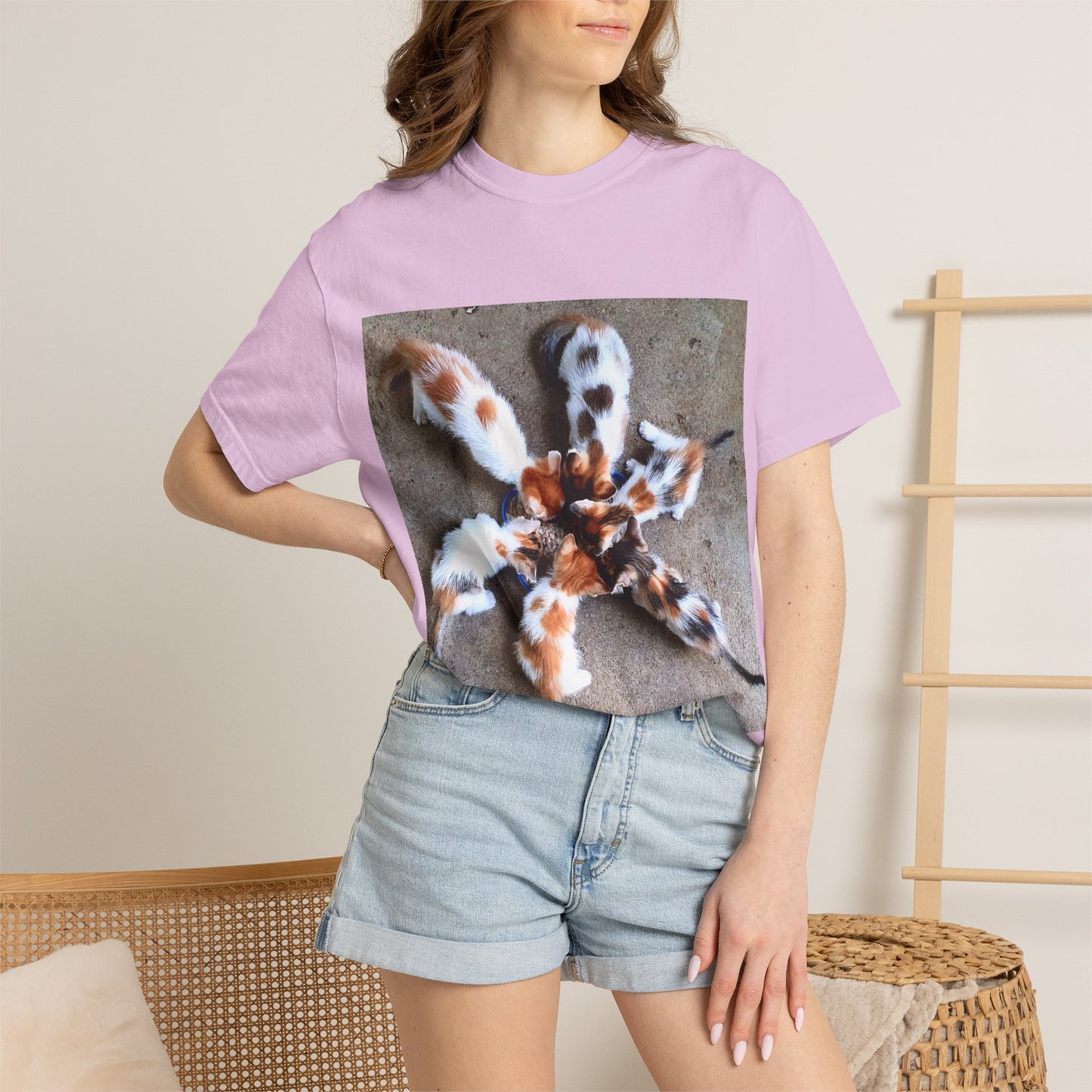 Unisex Garment-Dyed T-shirt Kittens