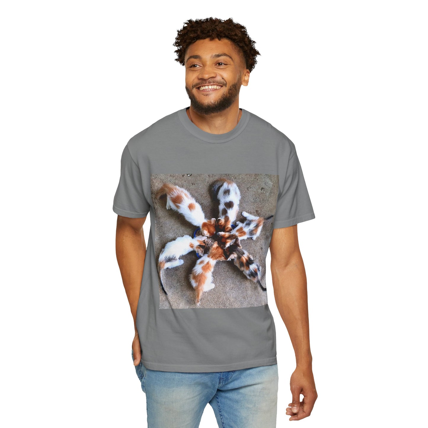 Unisex Garment-Dyed T-shirt Kittens