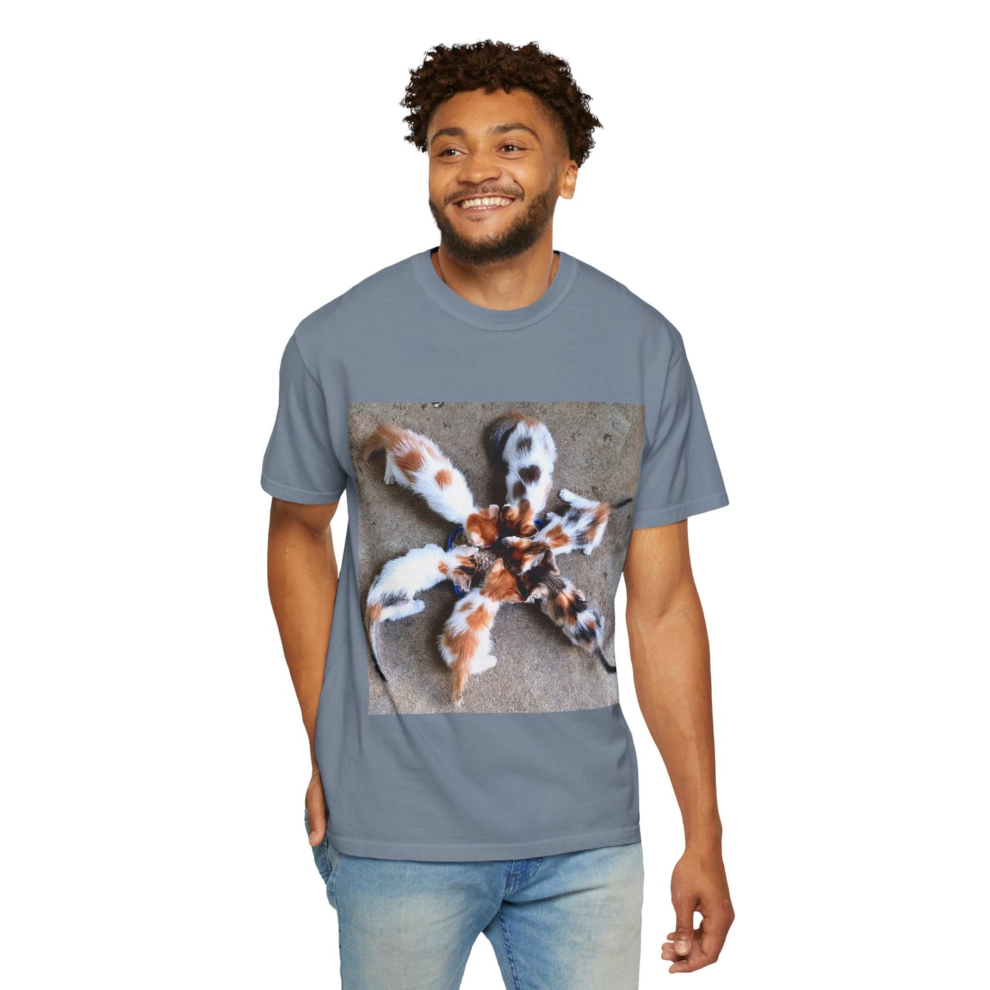 Unisex Garment-Dyed T-shirt Kittens