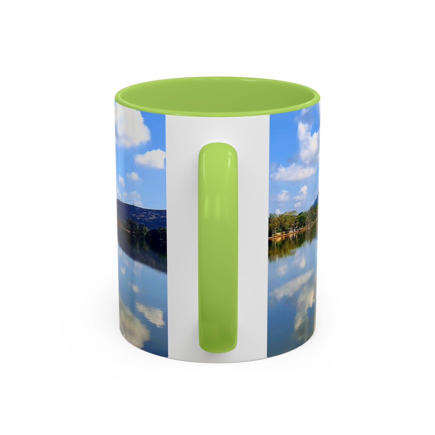 Scenic Lake Reflection Accent Coffee Mug – Nature Landscape 11oz