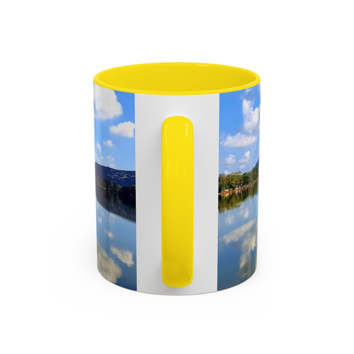 Scenic Lake Reflection Accent Coffee Mug – Nature Landscape 11oz