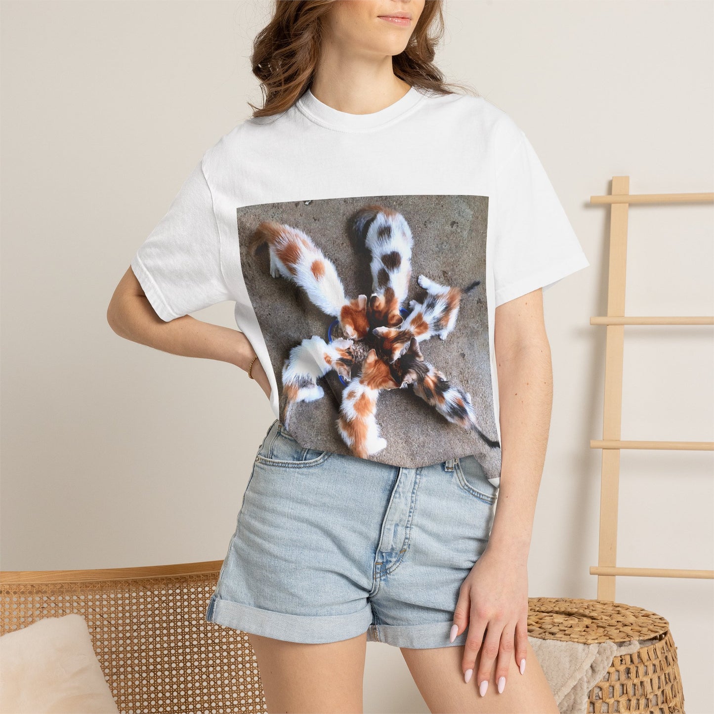 Unisex Garment-Dyed T-shirt Kittens