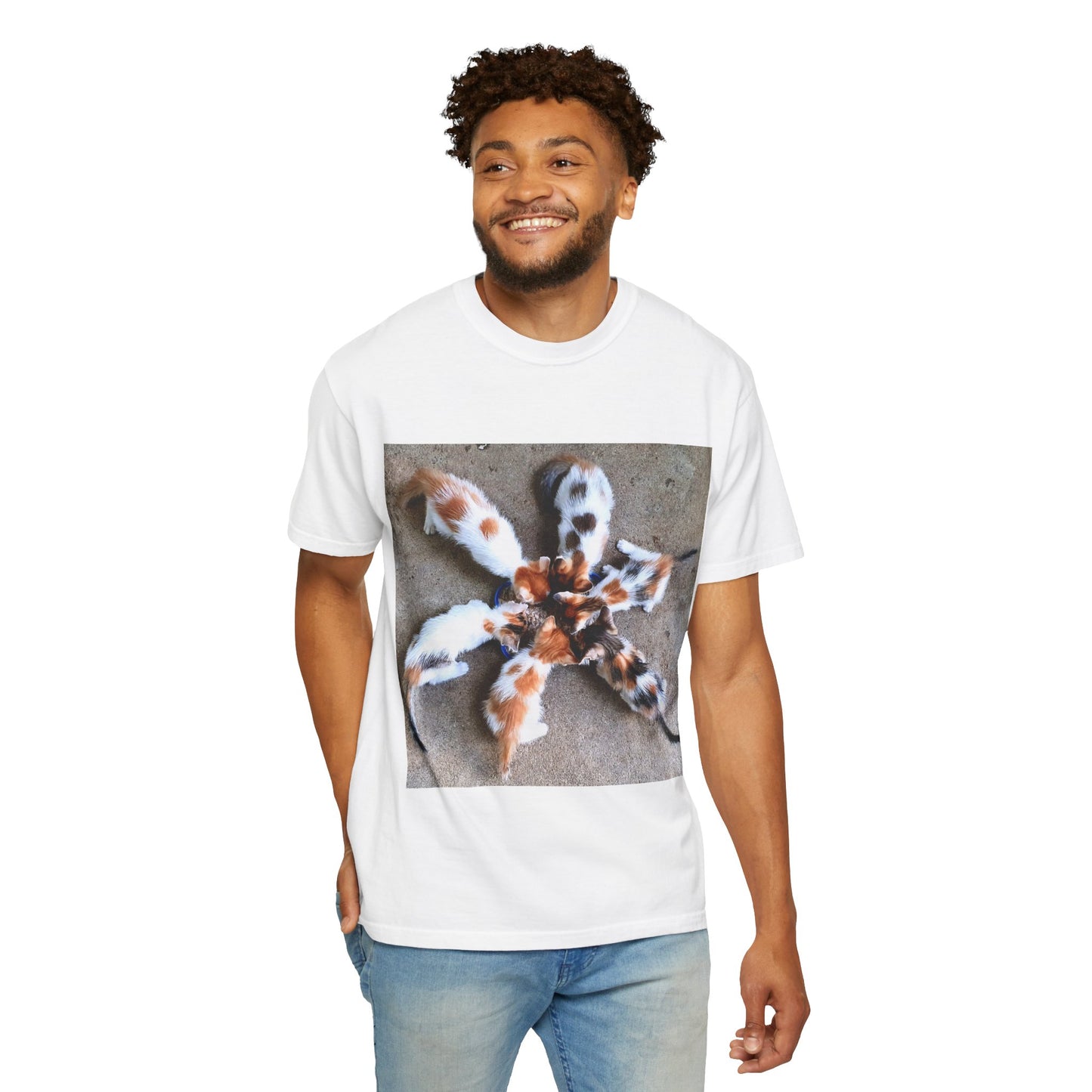 Unisex Garment-Dyed T-shirt Kittens