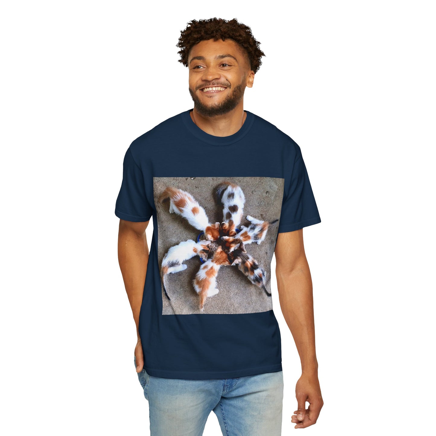 Unisex Garment-Dyed T-shirt Kittens